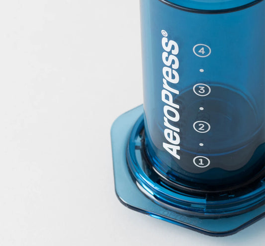 Aeropress clear blue