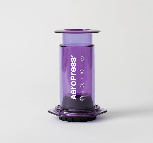 Aeropress clear purple