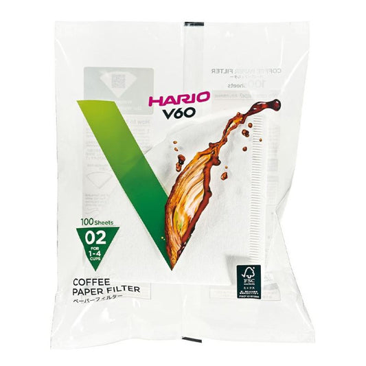 HARIO Papierové Filtre V60 02 100ks